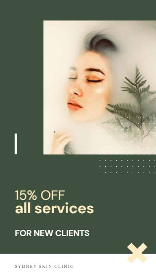 Skin Clinic New Client Discount