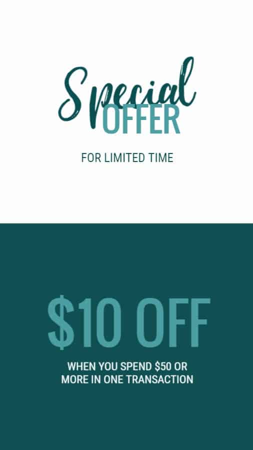 Special Offer Announcement