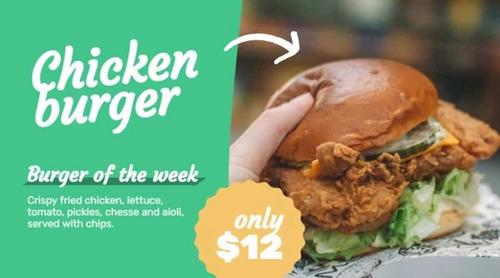Chicken Burger of the Week