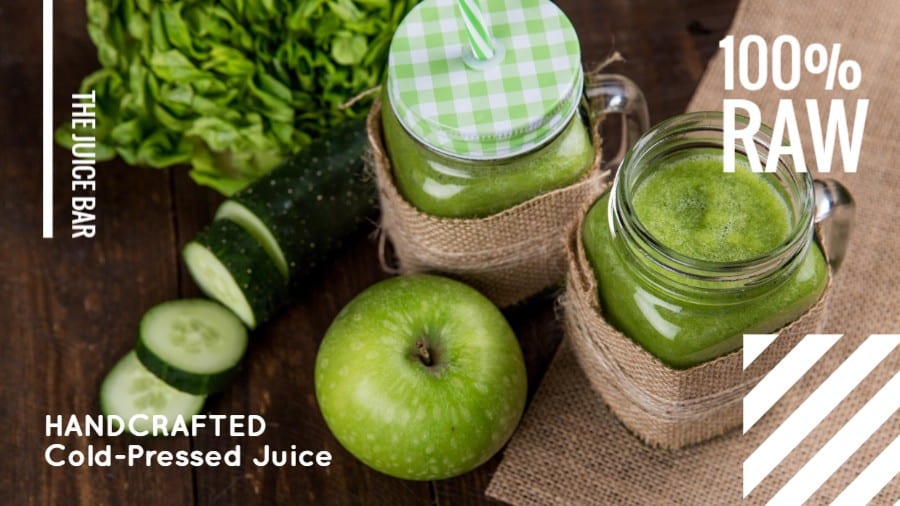 Juice Bar Raw Juice Promotional