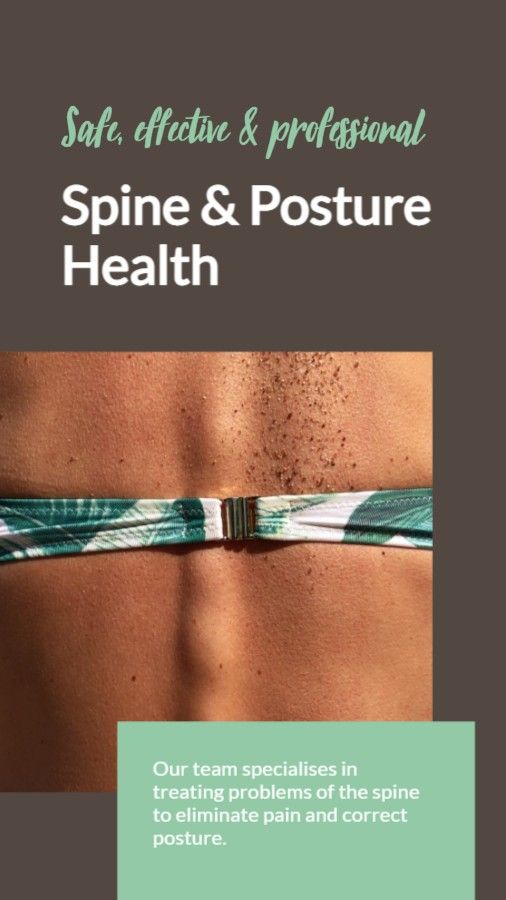 Chiropractor Spine And Posture Health