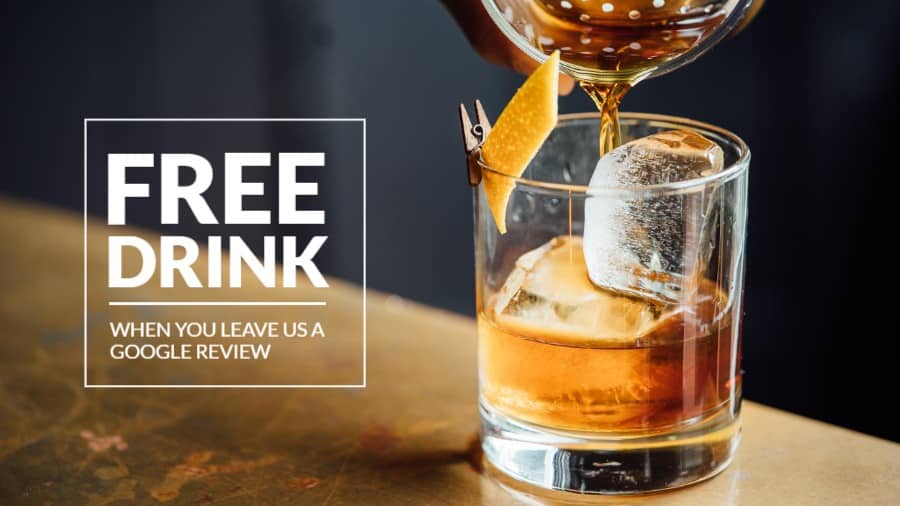 Bar Free Drink Special