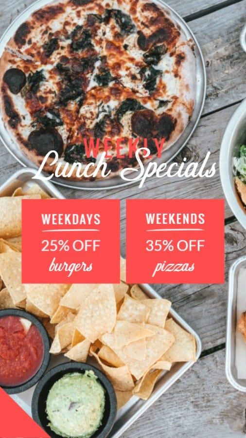 Italian Restaurant Lunch Special