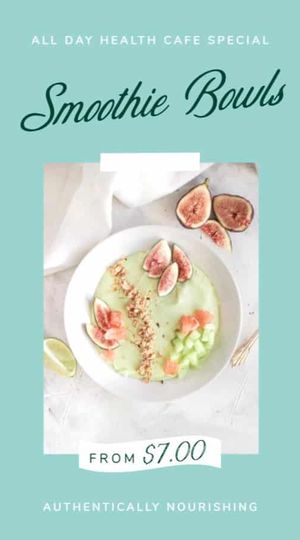 Health Cafe Smoothie Bowl Promotional