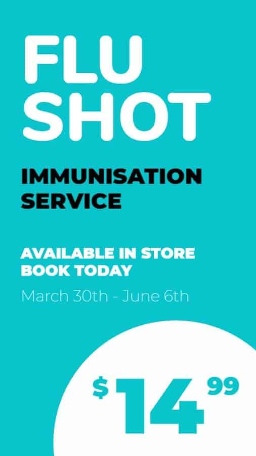 Pharmacy Flu Shot Reminder