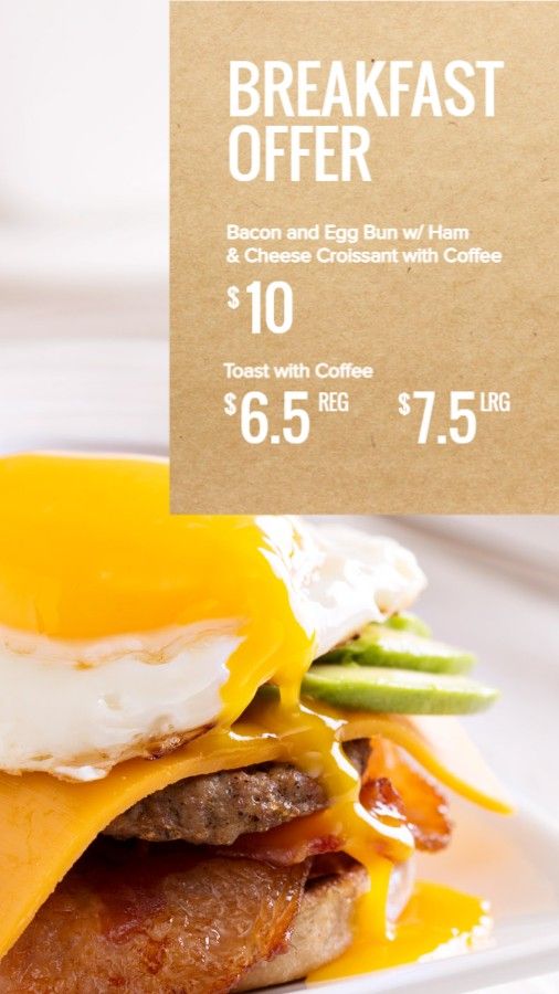 Restaurant Breakfast Menu