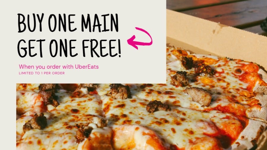 Buy 1 Get 1 Delivery Deal