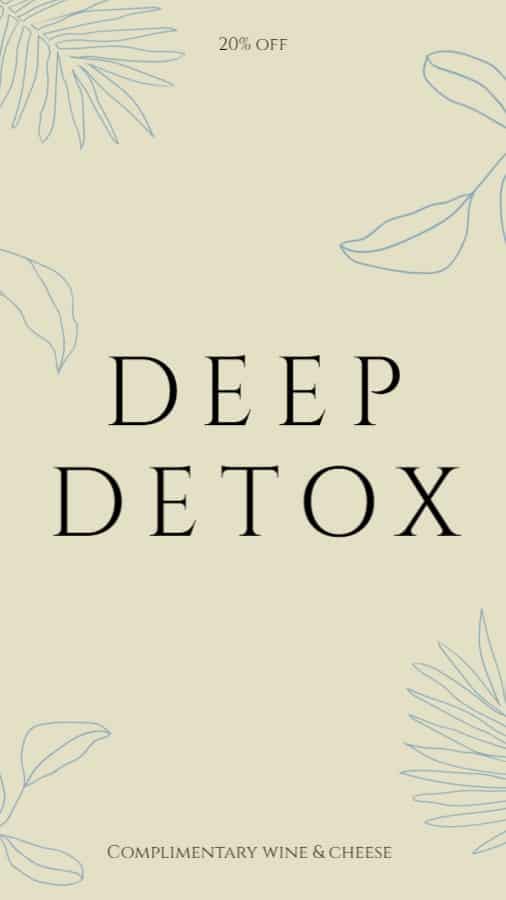 Spa Detox Treatment Discount Offer
