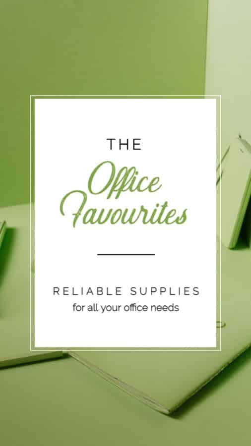 Home Office Supplies Promotion