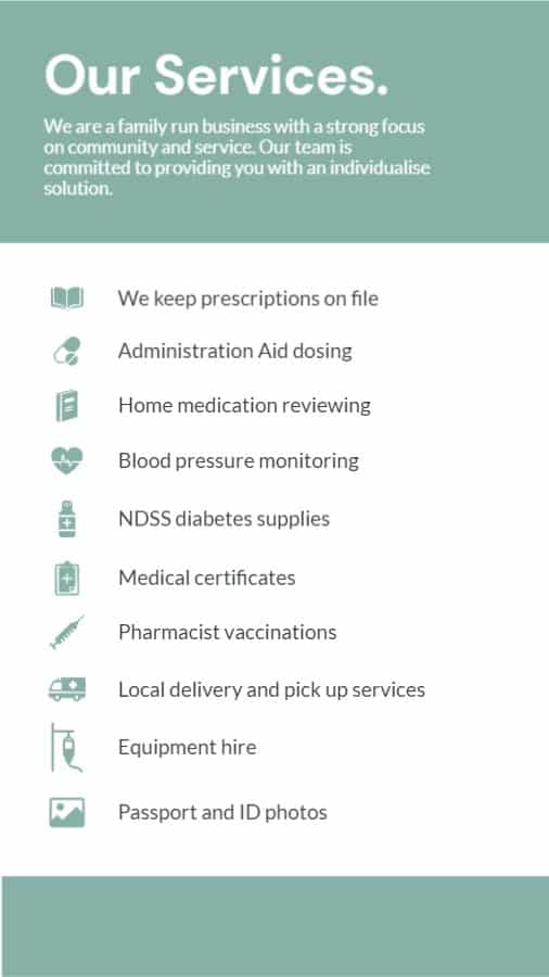 Pharmacy Service Outline