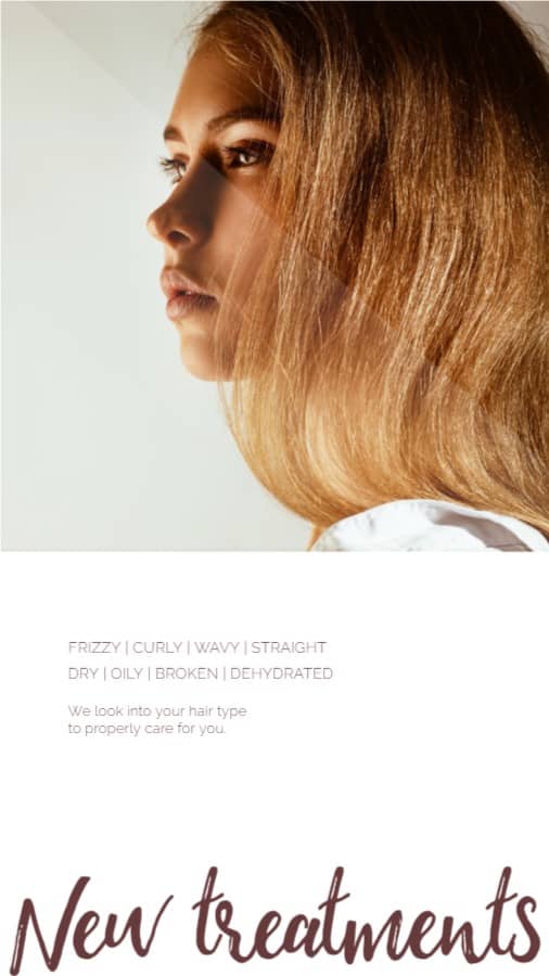 Hair Salon New Treatment Promotional