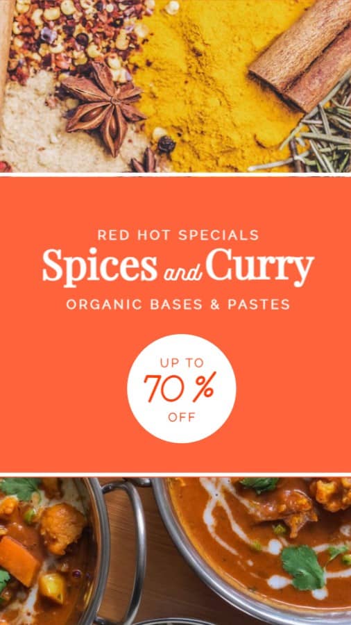 Indian Food Discount Offer