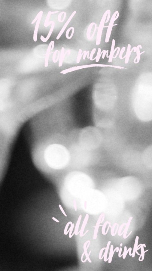 Members Only Discount Offer