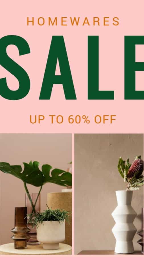 Homewares Sales Items