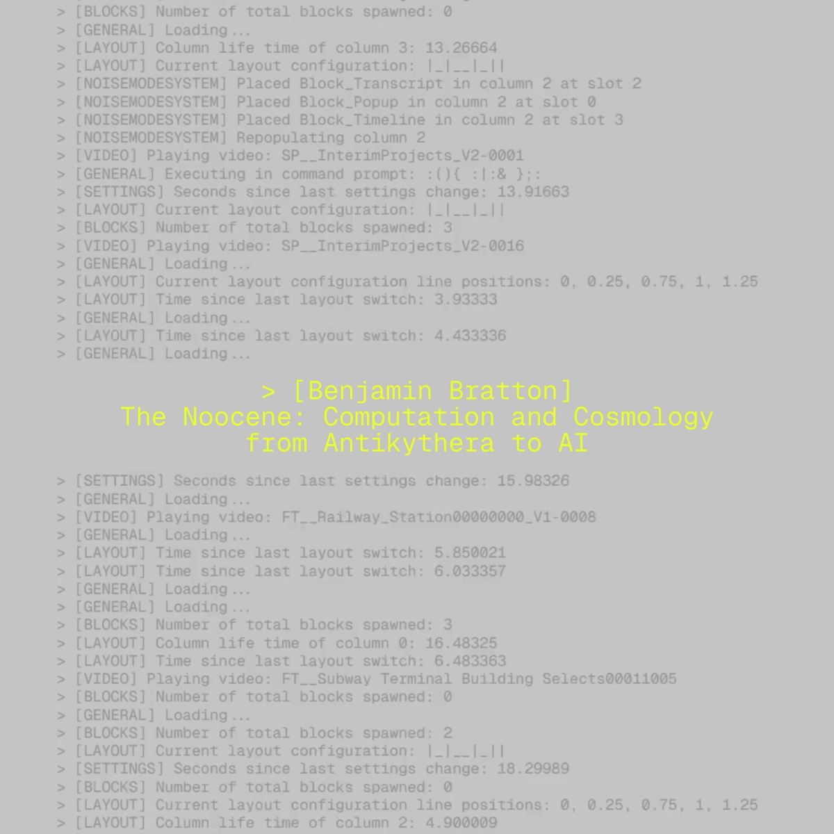 The Noocene: Computation and Cosmology from Antikythera to AI
