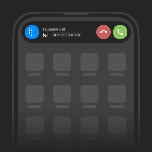Verified Phone Numbers & Branded Caller ID feature illustration