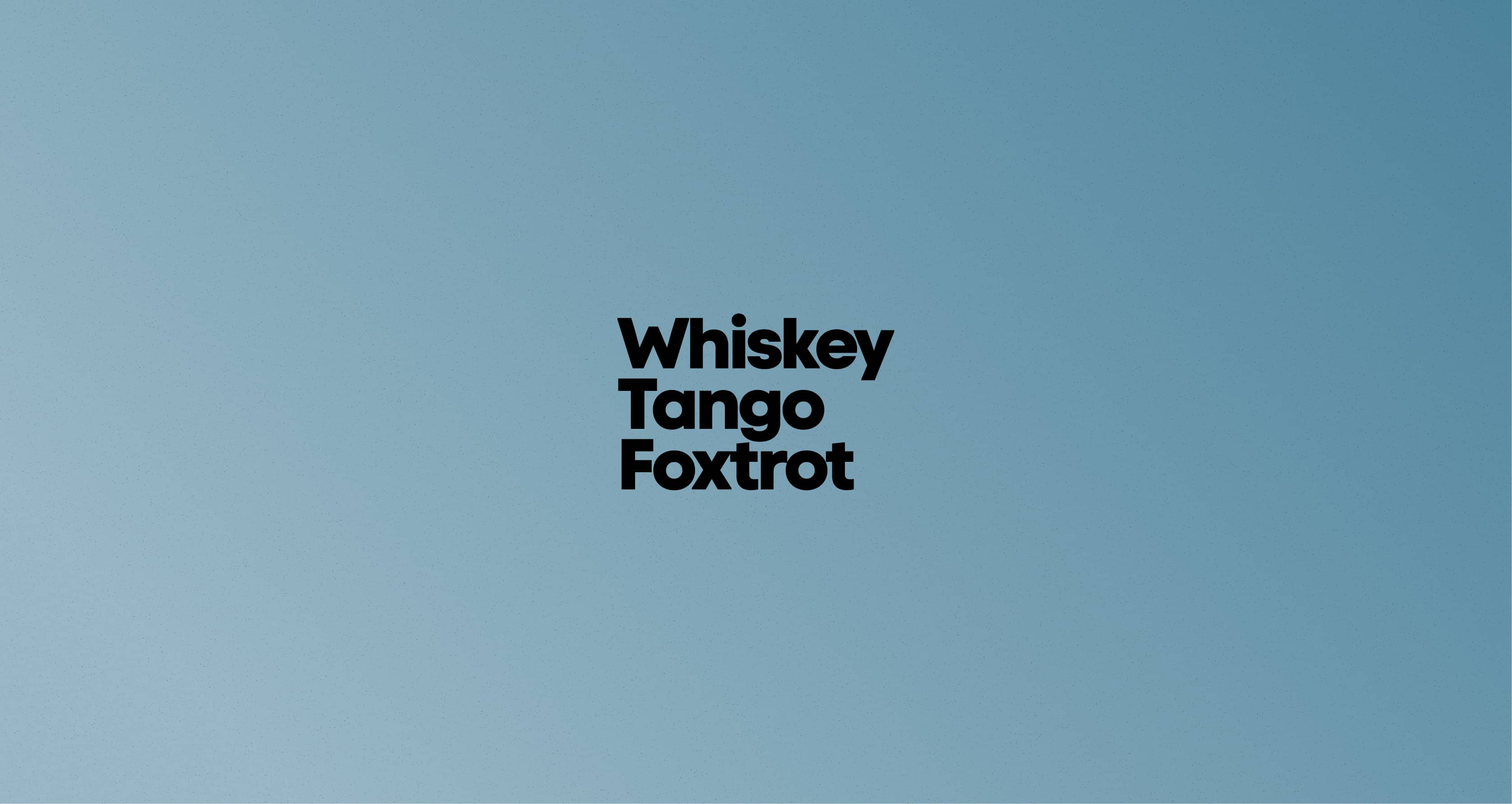 Logo of Whiskey Tango Foxtrot