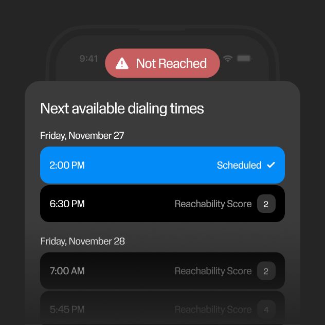 Auto Dialer & Smart Retries feature illustration