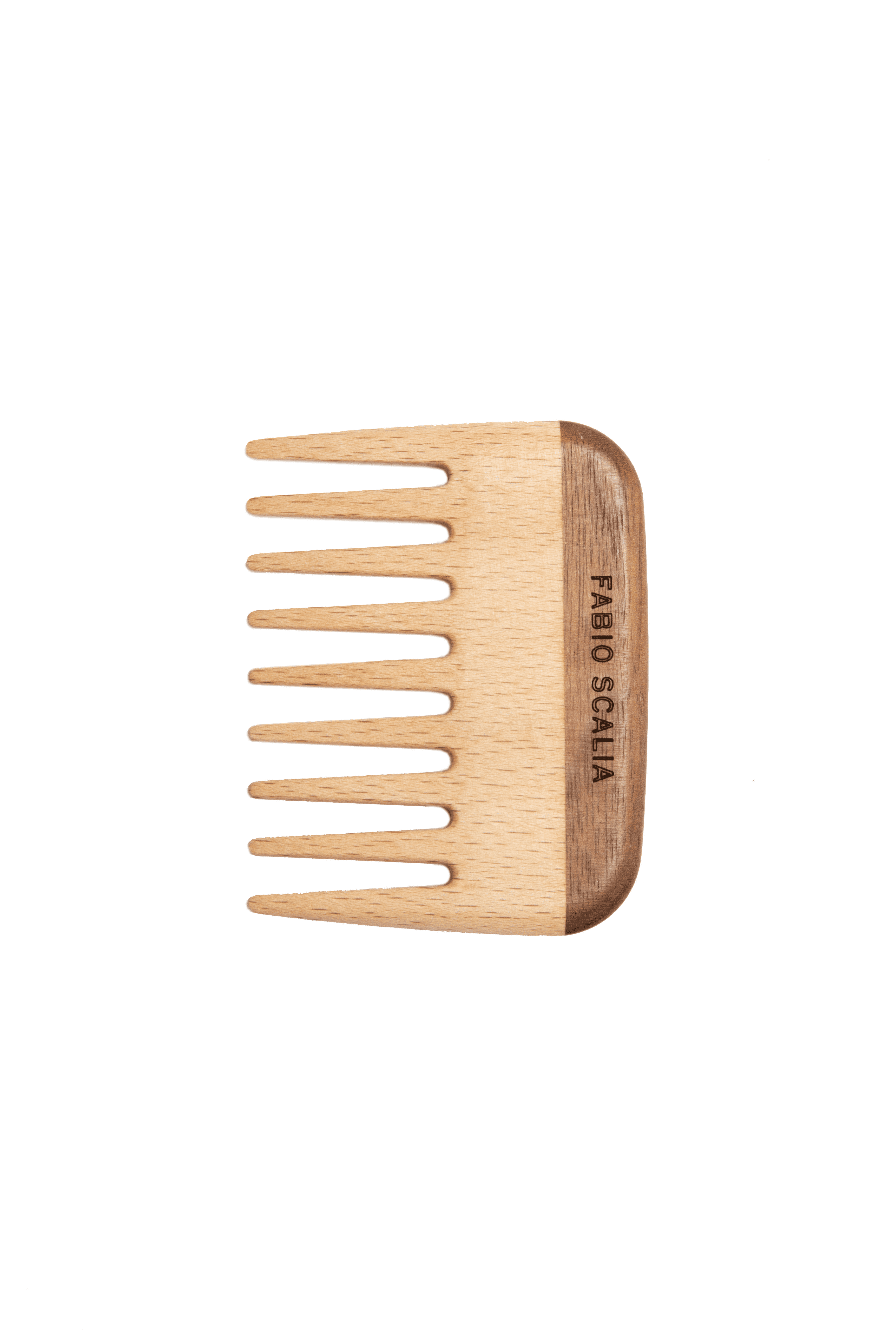 Gio wide-tooth comb in light wood