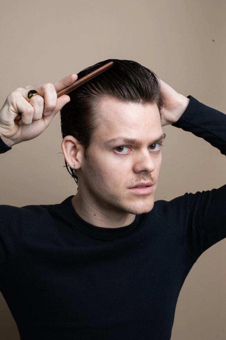 mens fringe cut and fabio scalia comb