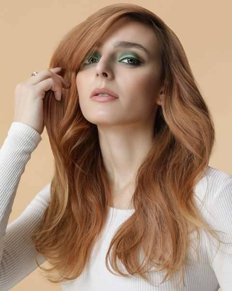 Long layers blowout hairstyle by Fabio Scalia