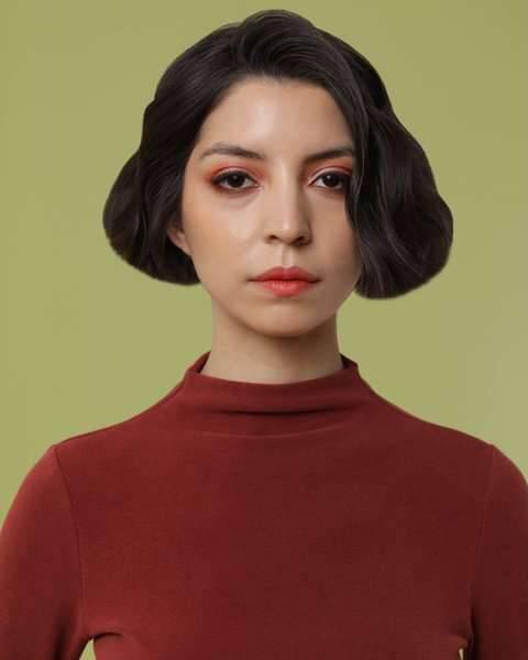 Bob short sculpted hairstyle by Fabio Scalia