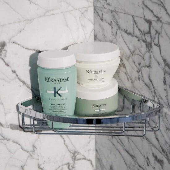 Addressing Oily Roots, Using Bain Divalent by Kerastase