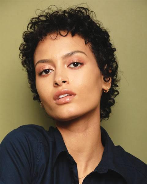 Short curls pixie hairstyle by Fabio Scalia