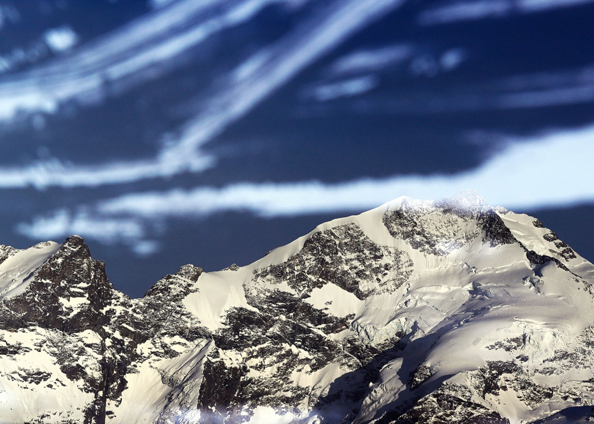 Reflection, art and Engadine