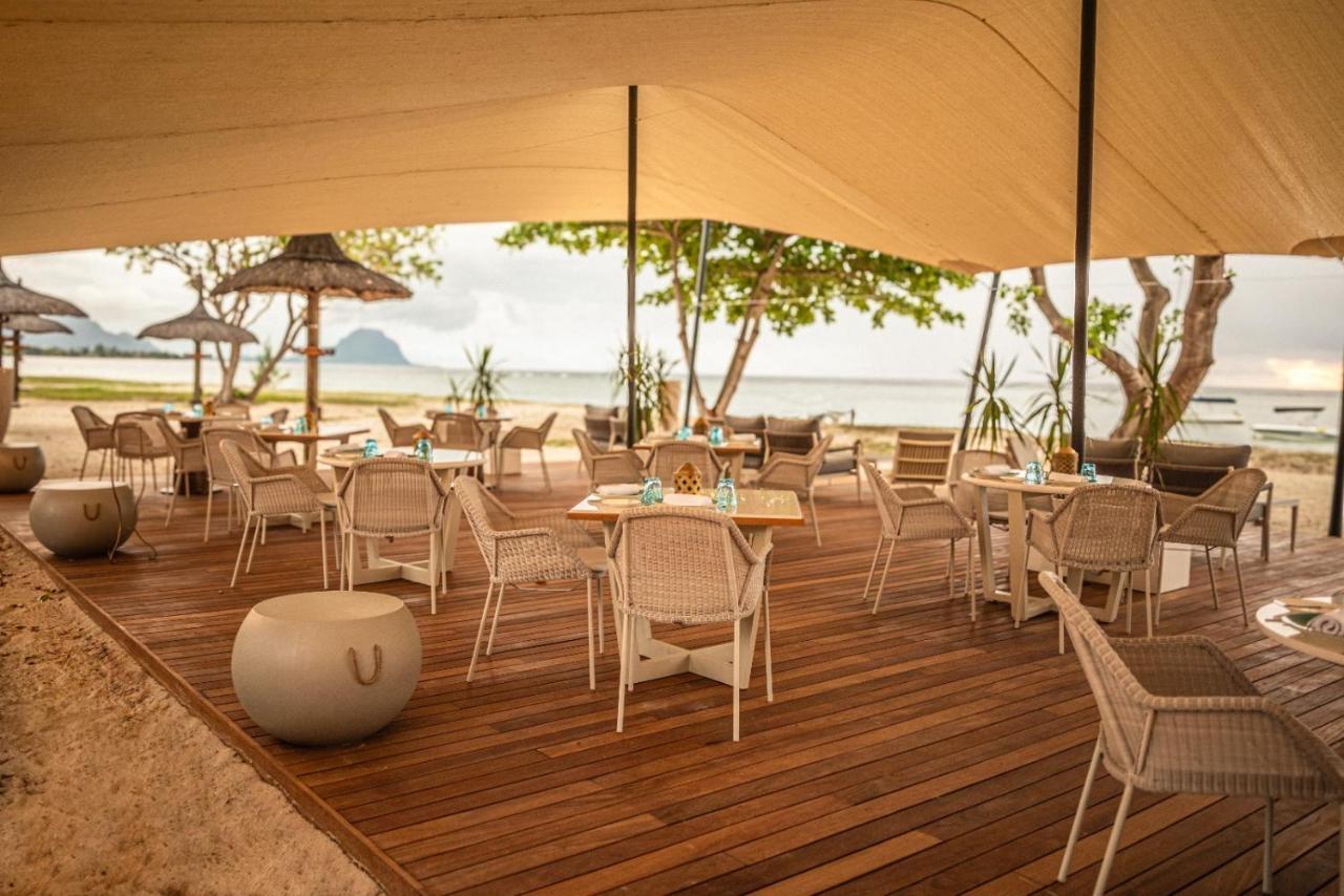 A restaurant terrace looking out to sea