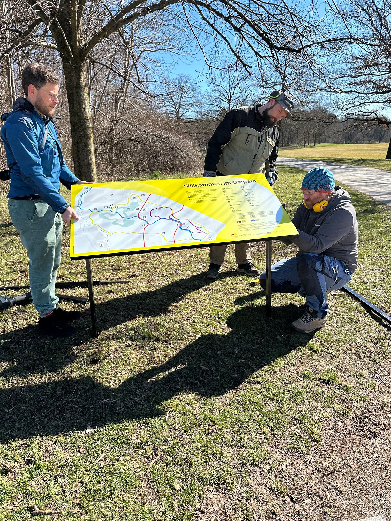 NEBourhoods Ostpark Neuperlach Wayfinding System Orientierungshilfe Orientierungssystem