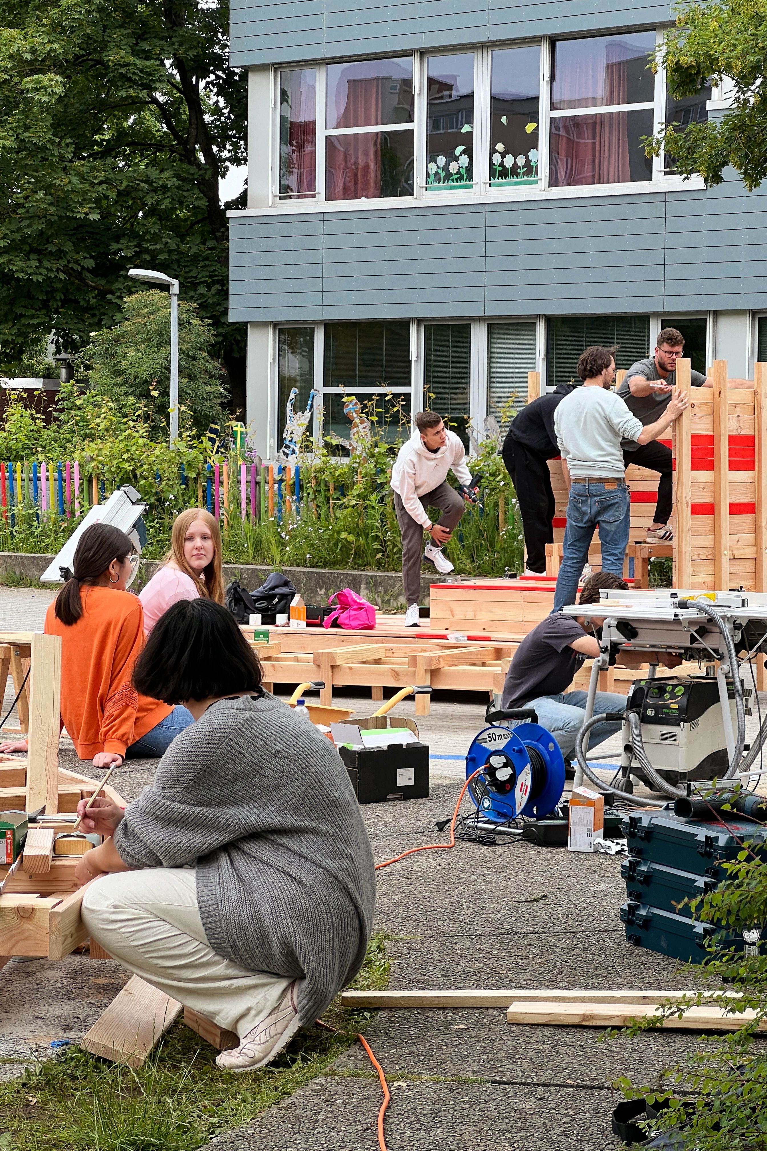 NEBourhoods Jugendkultur Neuperlach CHILLspORT Bauwoche