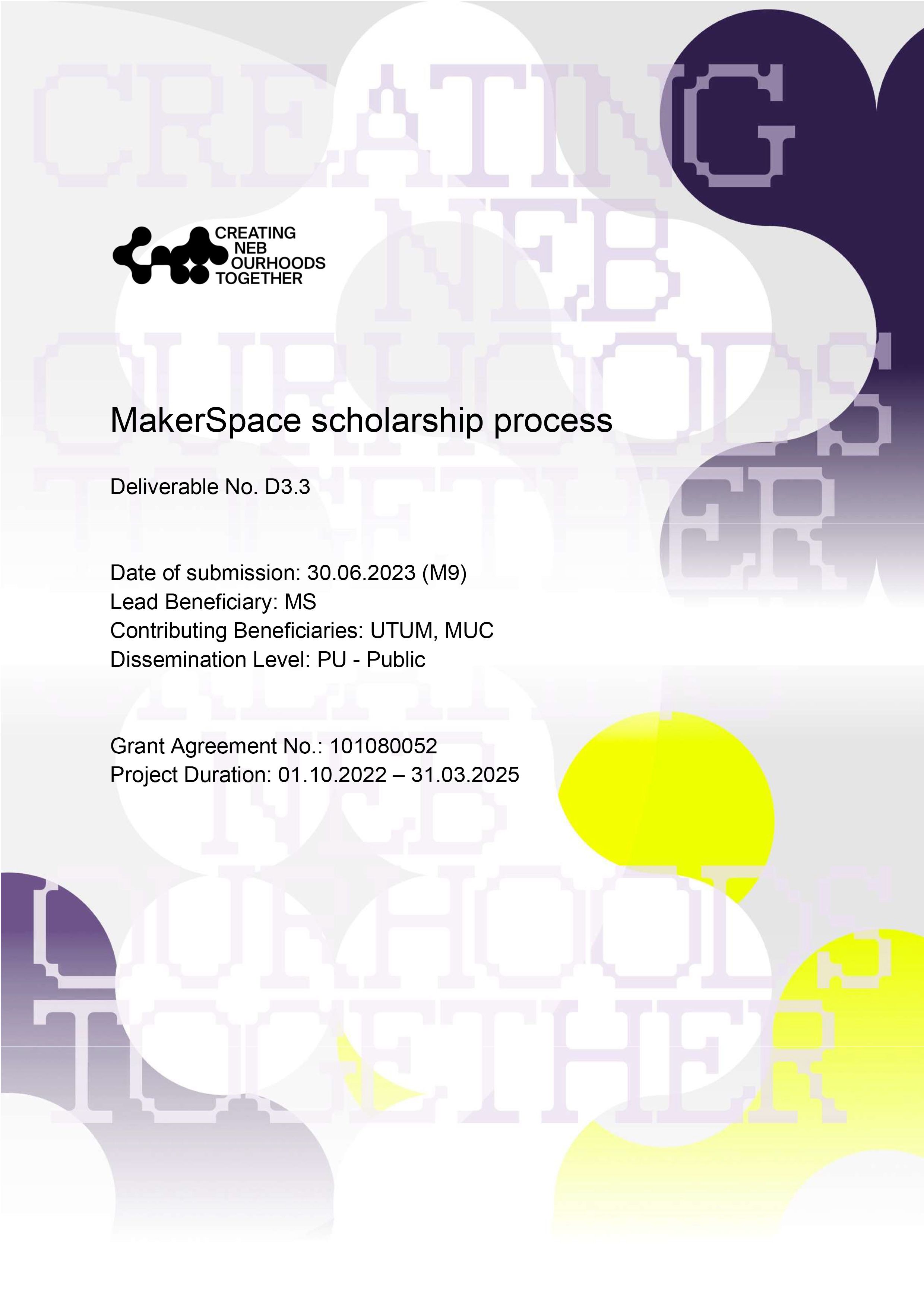 MakerSpace Scholarships for Community Projects