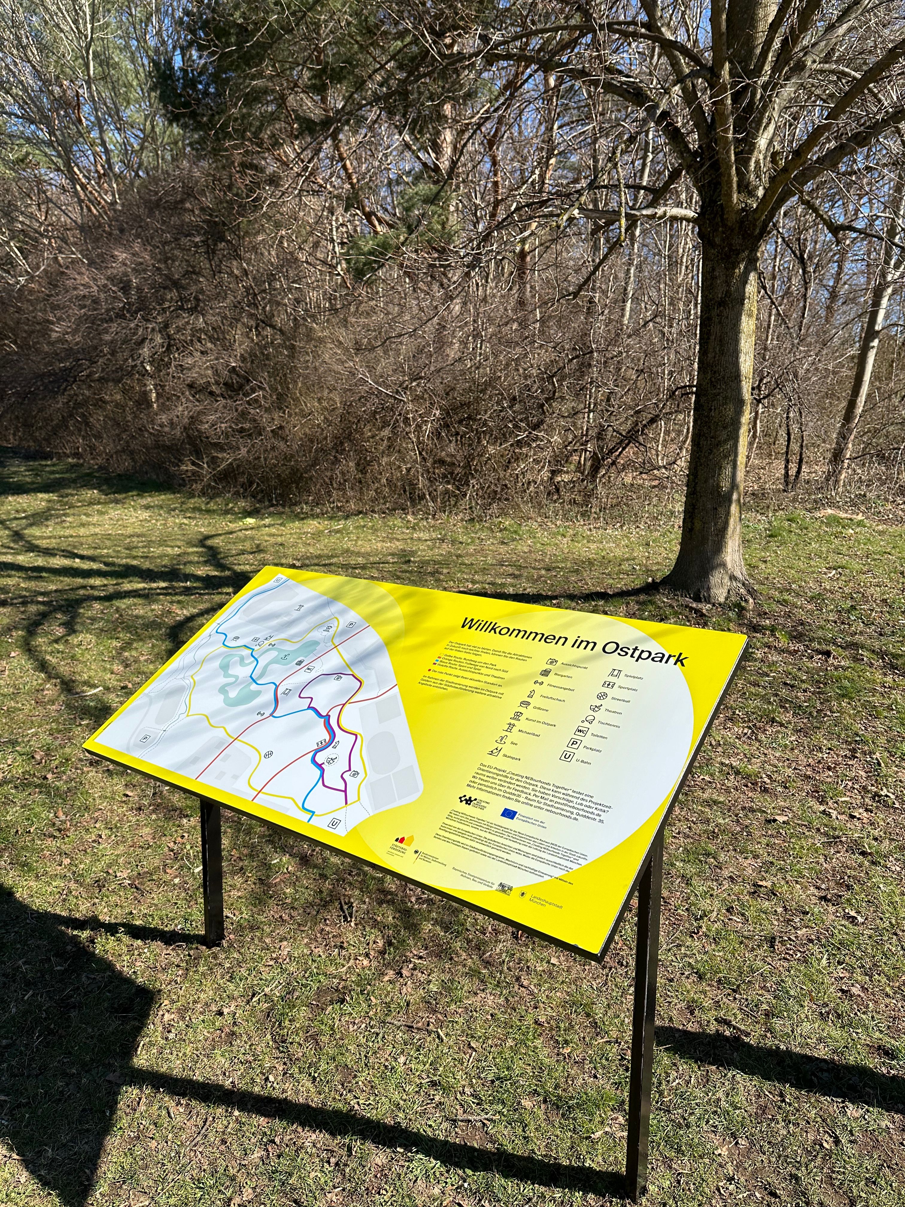 NEBourhoods Ostpark Neuperlach Wayfinding System Orientierungshilfe Orientierungssystem