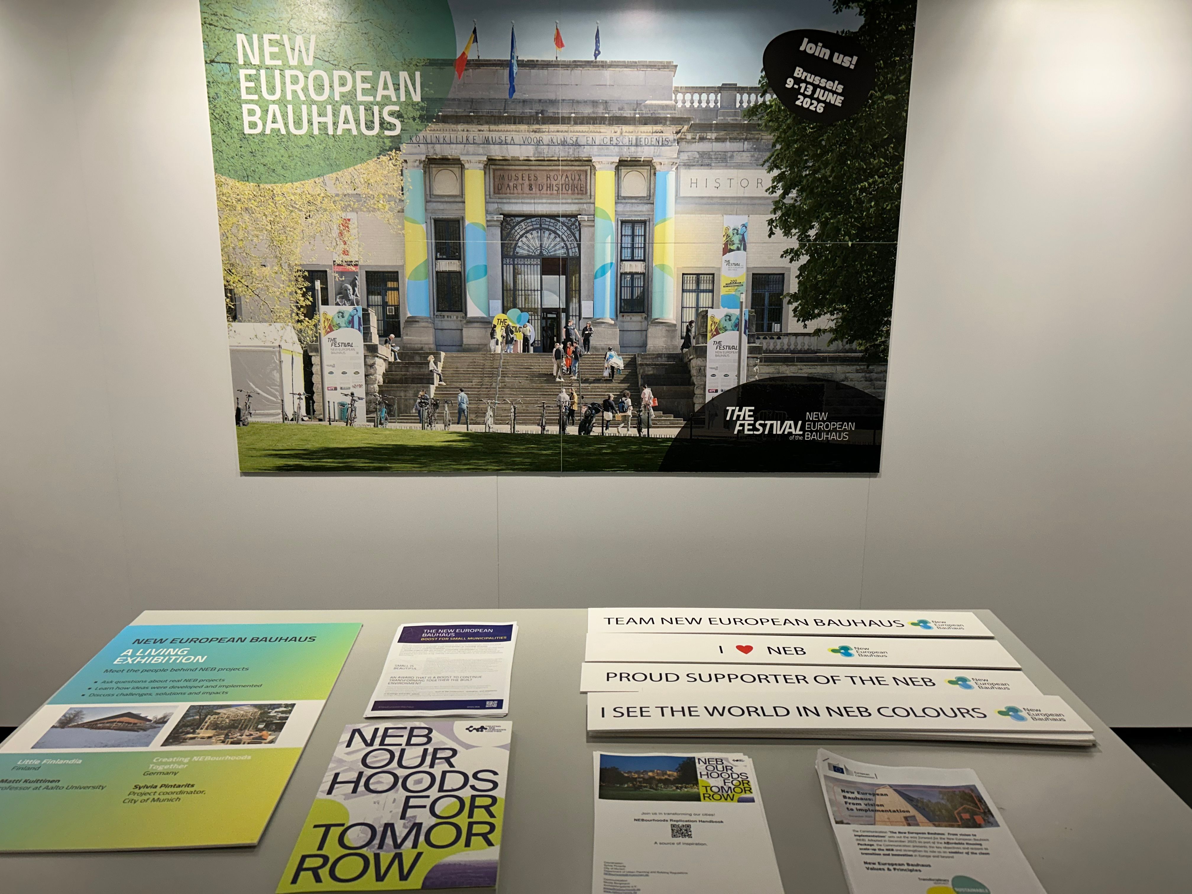New European Bauhaus Exhibition EU Parliament Strasbourg NEBourhoods for Tomorrow