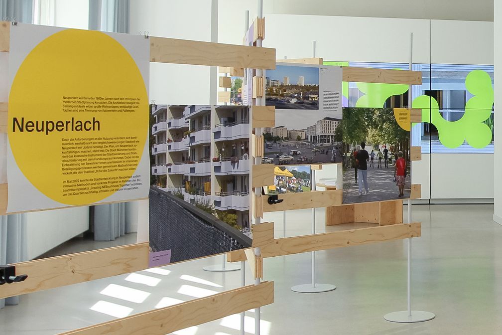 NEBourhoods for Tomorrow Final Exhibition Abschlussausstellung Architekturgalerie München PlanTreff Stadt München