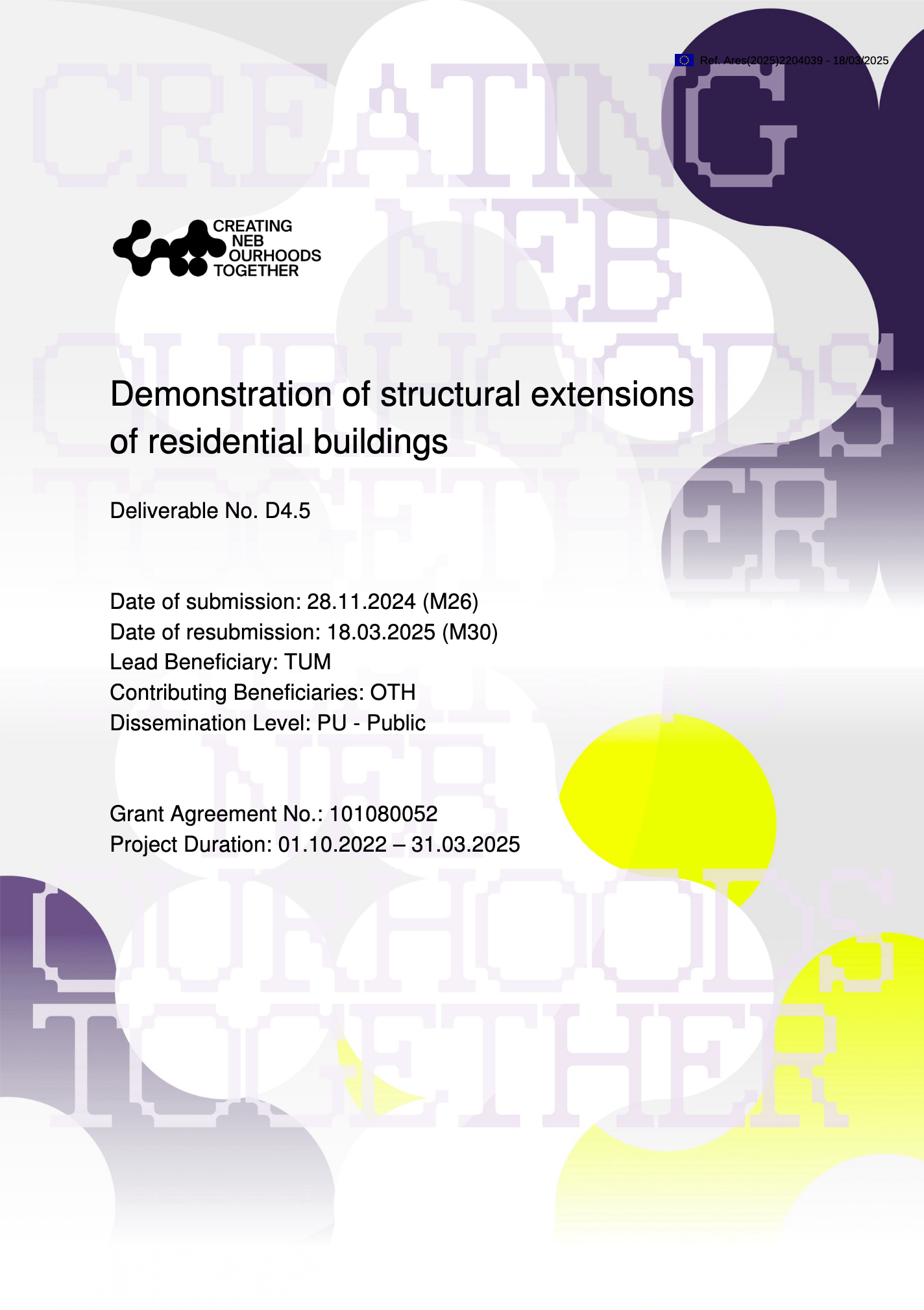 Redesigning Housing Analysis and Blueprints for the Renewal Existing Buildings