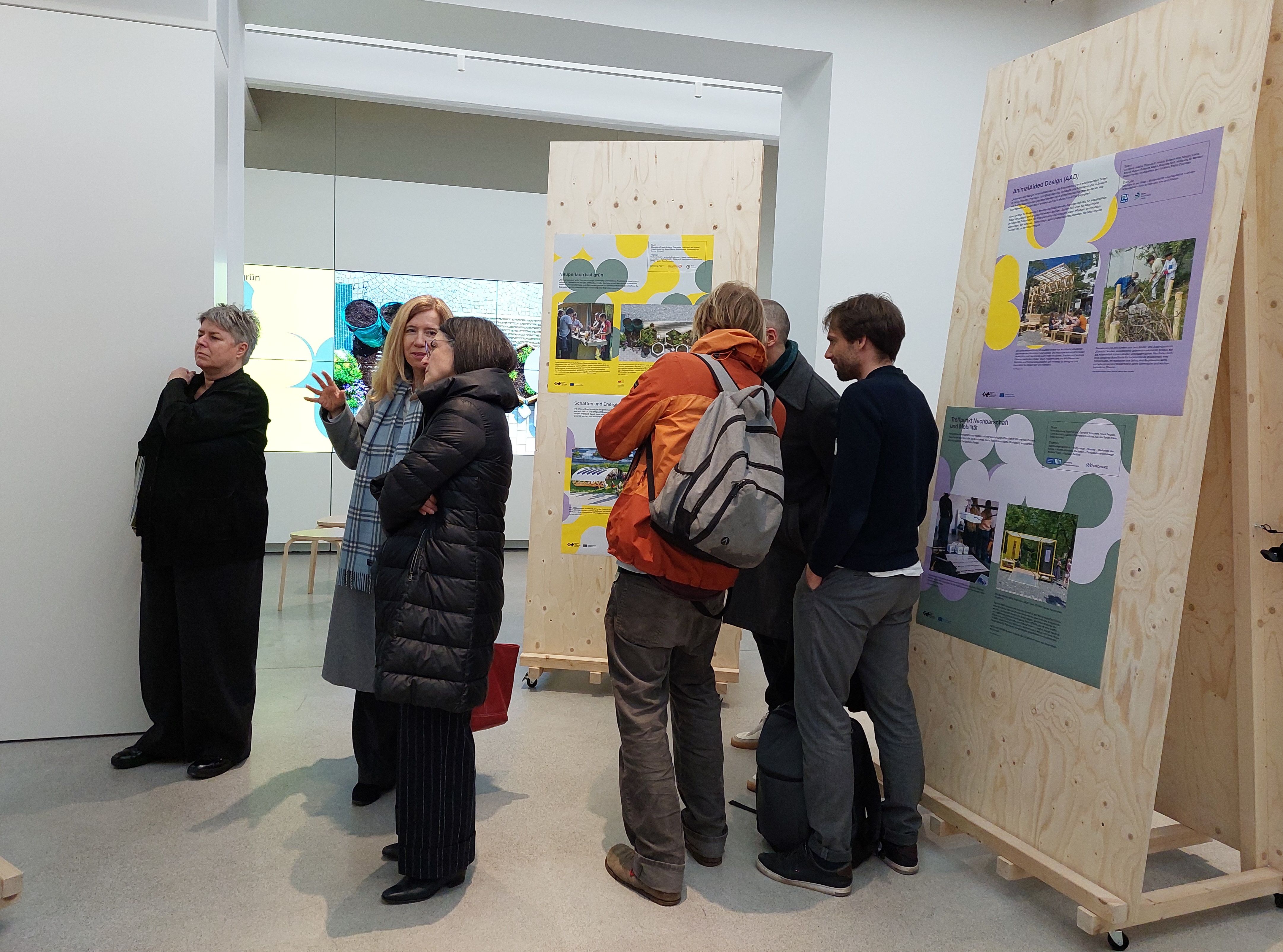 NEBourhoods for Tomorrow Final Exhibition Abschlussausstellung Architekturgalerie München PlanTreff Stadt München