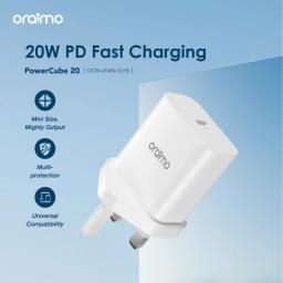 Oraimo PowerCube 20 20W Wall Charger Kit (Type C to lightining) view 2