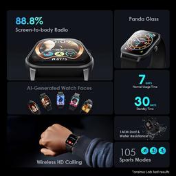 oraimo Watch 5 2.01" HD Panda Glass 1ATM Smart Watch view 6