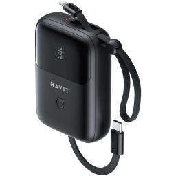 HAVIT 10000mAh 20W Charging with in-built Cables -PB5215 view 1