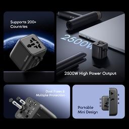 oraimo PowerOmni 251 2500W Multi-Plug Travel Converter view 3