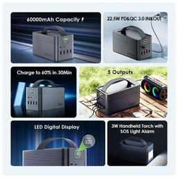oraimo PowerBox 600 60000mAh 22.5W Power Bank view 2