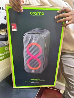 Oraimo SpaceBox Max 200W Portable Wireless Speaker with RGB Lights & Dual Bass Drivers view 5