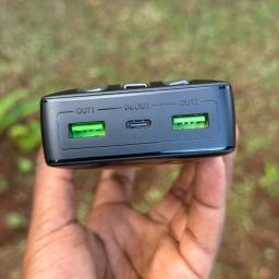 Infinix XPower 20 Pro 20000mAh Power Bank with Built-in Cables & 15W Fast Charging view 3