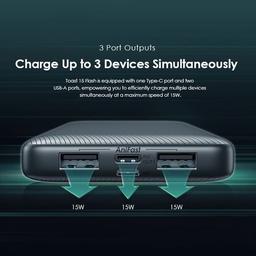 oraimo Toast 15 Flash 10000mAh Fast Charging Power Bank view 2