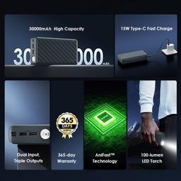 oraimo PowerBox 300 Lit 30000mAh 15W Power Bank view 2