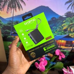 Oraimo PowerNova L21 20000mAh Power Bank – 30W Fast Charging, Multiple Ports & Smart LED Display view 1
