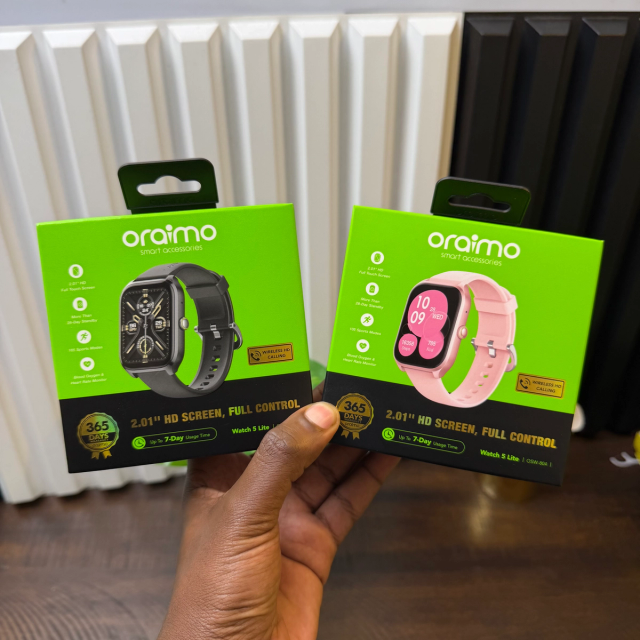 oraimo Watch 5 Lite 2.01" HD IP68 Smart Watch