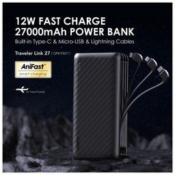 oraimo Traveler Link 27 27000mAh 12W Power Bank view 3